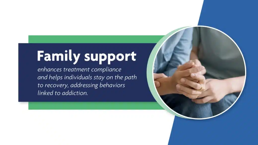 Adults in family therapy holding hands in support. Family support helps individuals stay on the path to recovery.