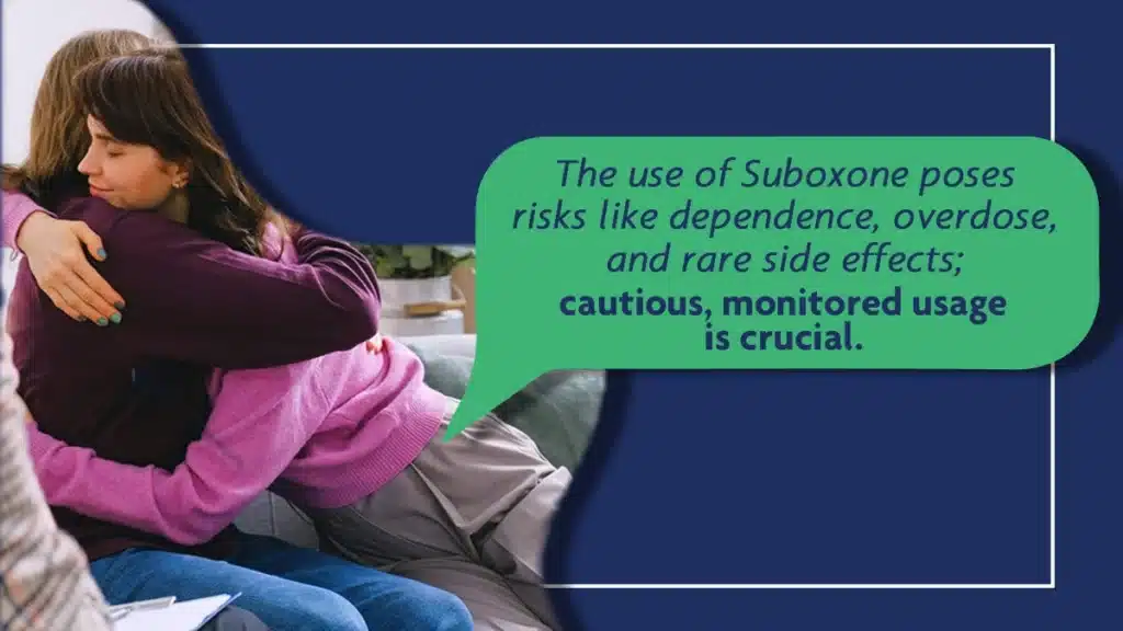 Suboxone poses significant risks among teens due to its potential for misuse, dependence, and adverse effects on developing brains.