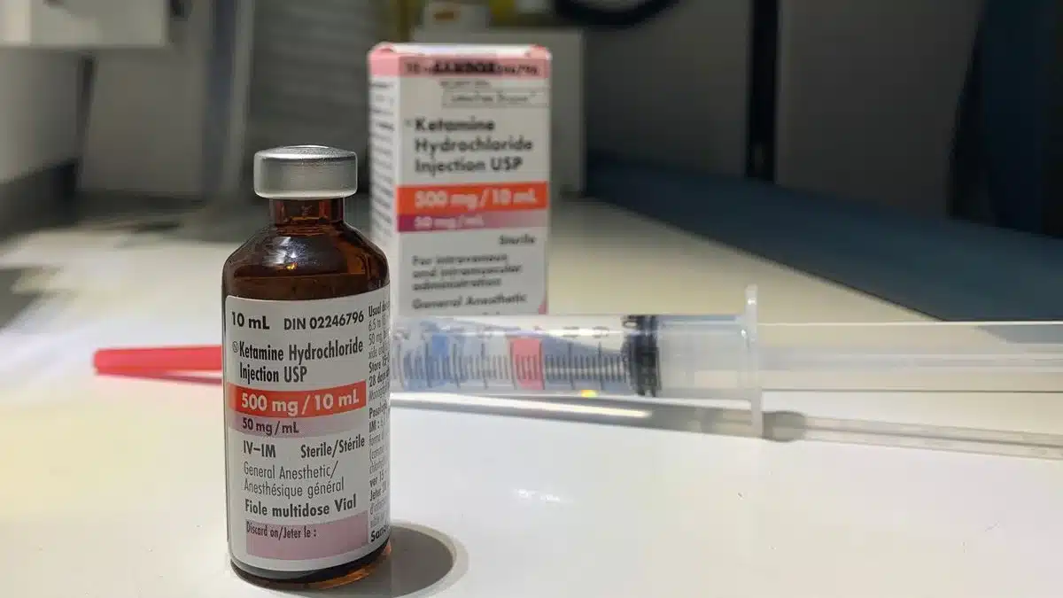 Ketamine prescription bottle